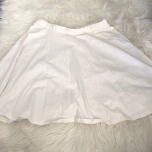 White skater skirt! Like new!
